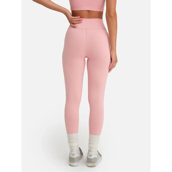 MATE THE LABEL ORGANIC COTTON STRETCH FULL LEGNTH LEGGINGS NEW! PINK - Picture 3 of 8
